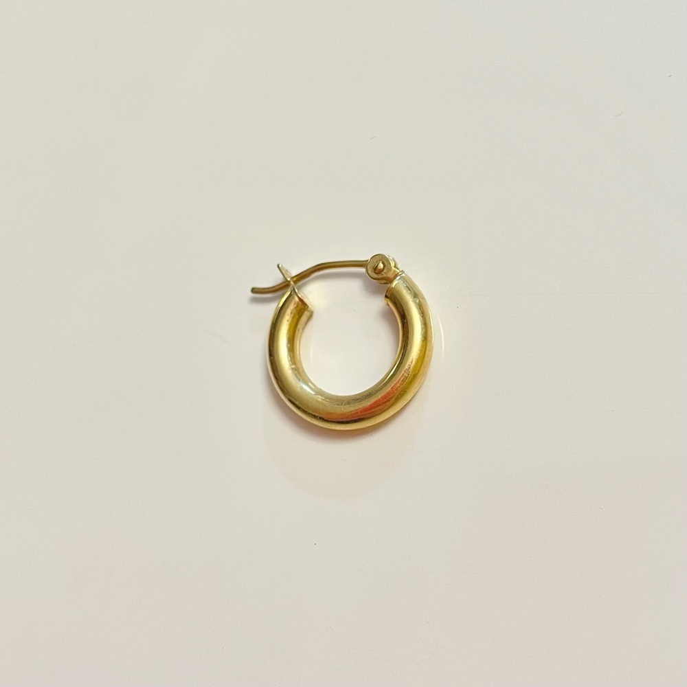 14K Single Hoop *Good 4 Charms